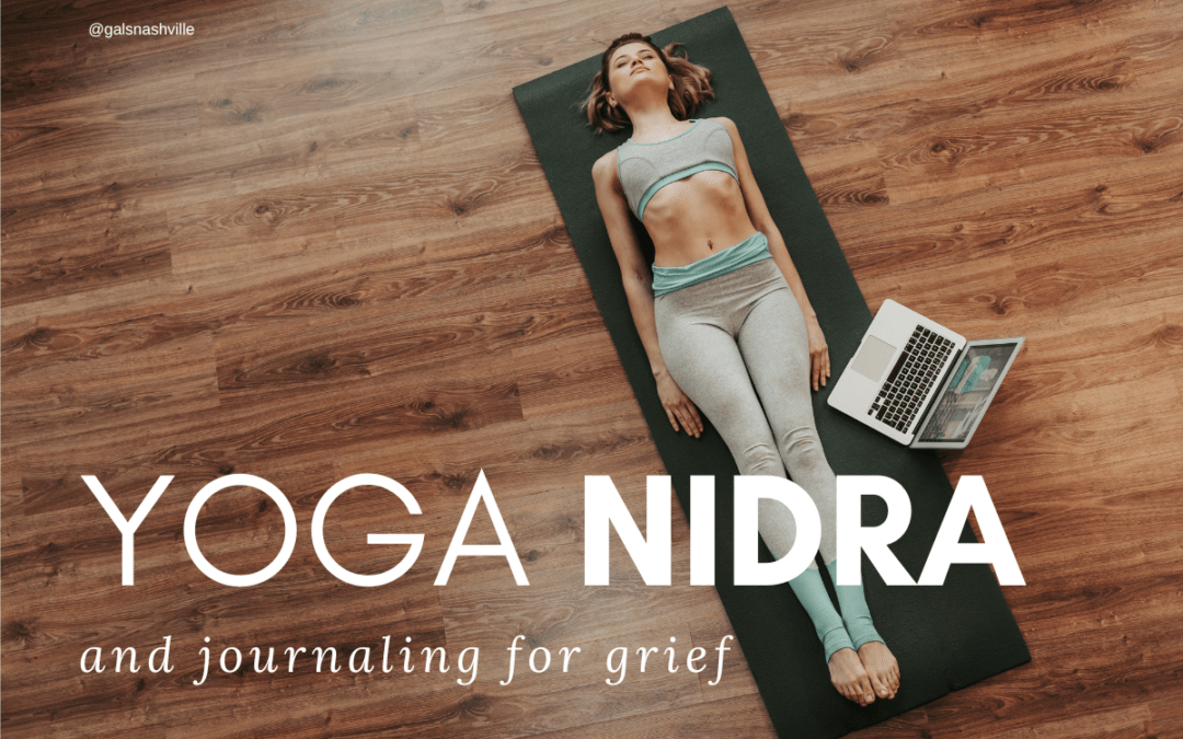 woman on her back meditating by doing nidra yoga